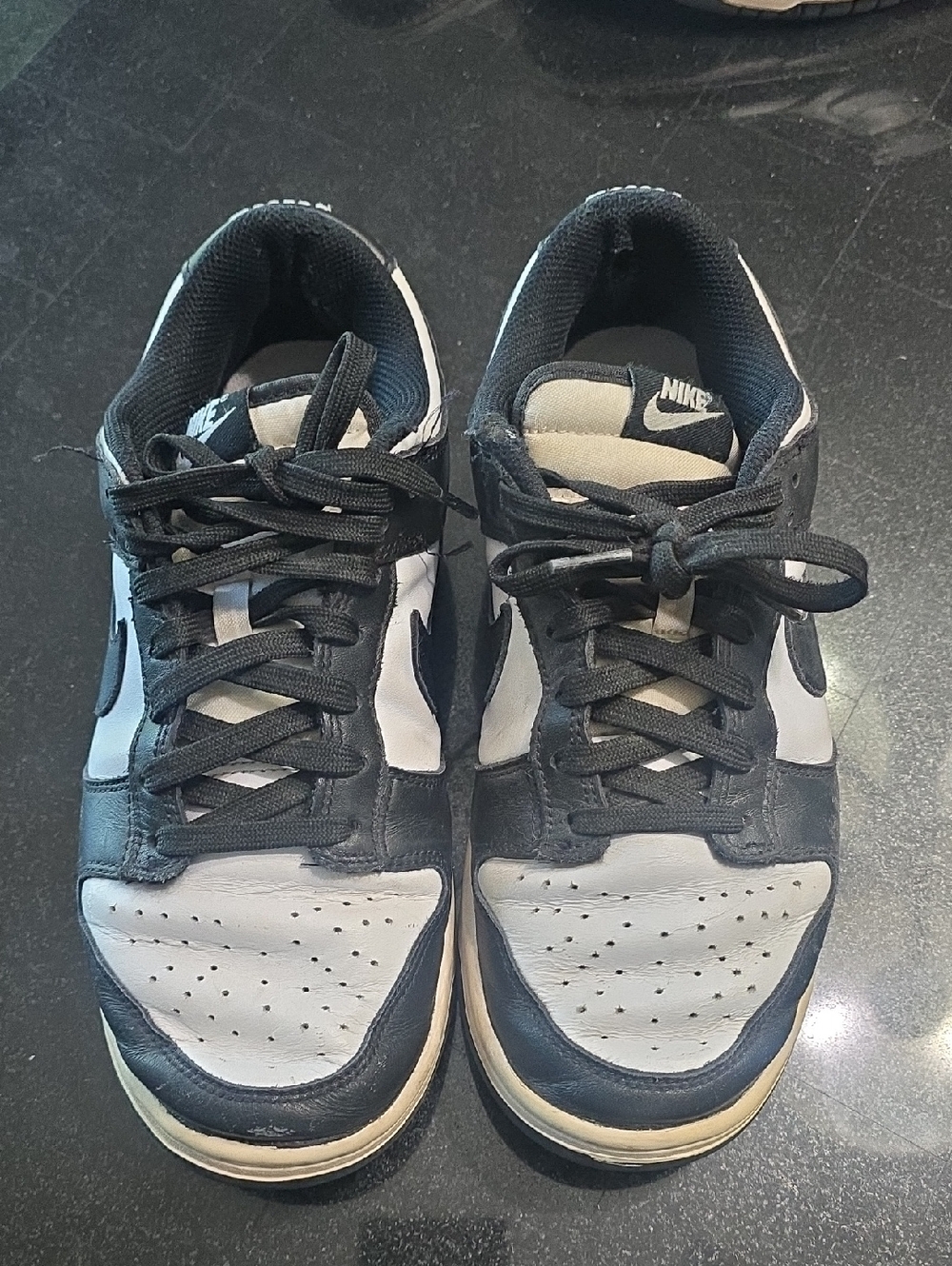 Nike Women’s Black & White Low-Top Skate Sneakers